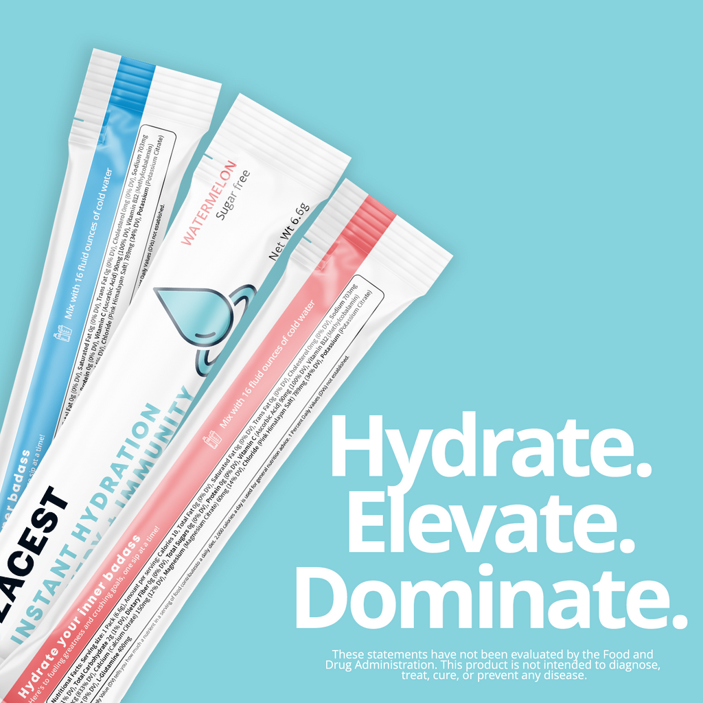 Zacest Hydration Packets - Quench Your Thirst for Greatness