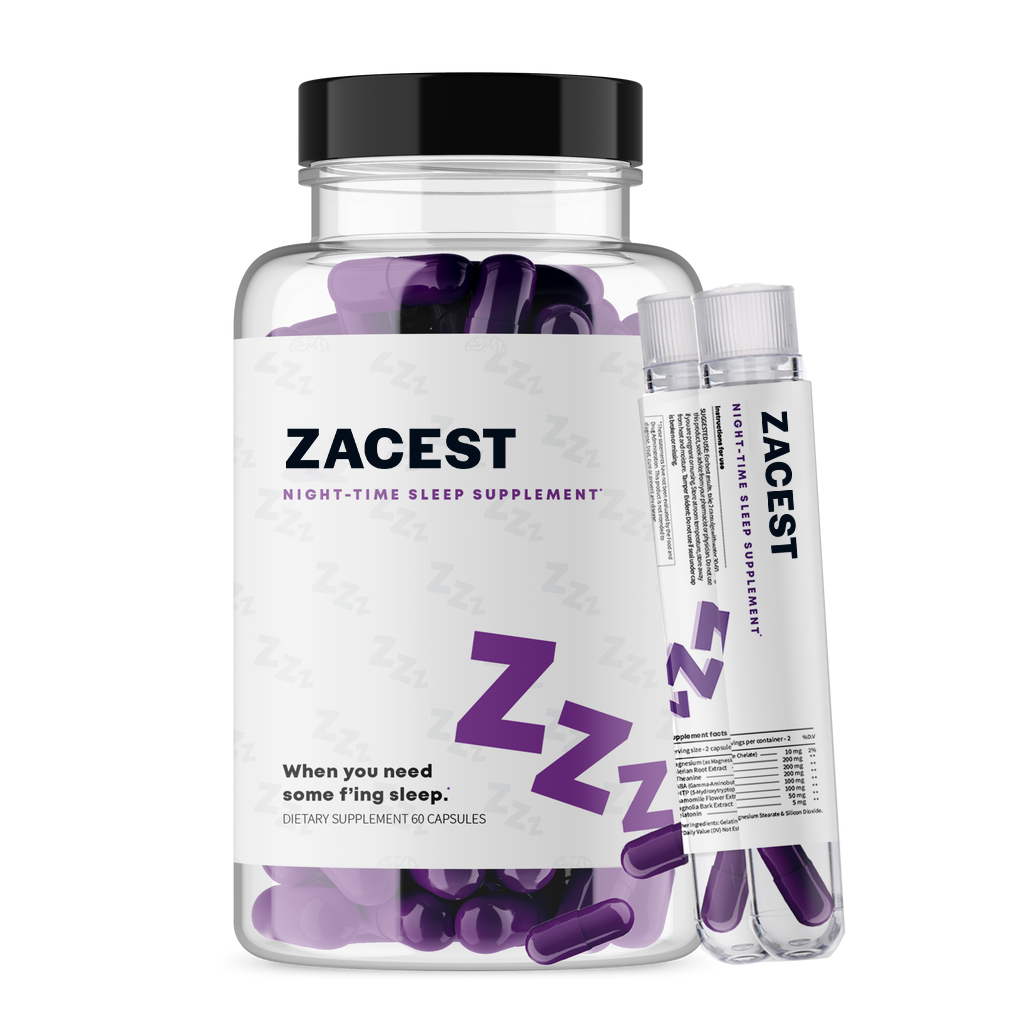 Zacest Sleep Night-Time Sleep Aid Supplement - Best Natural Sleep Aid