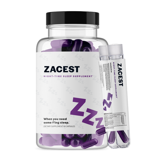 Zacest Sleep Night-Time Sleep Aid Supplement - Best Natural Sleep Aid